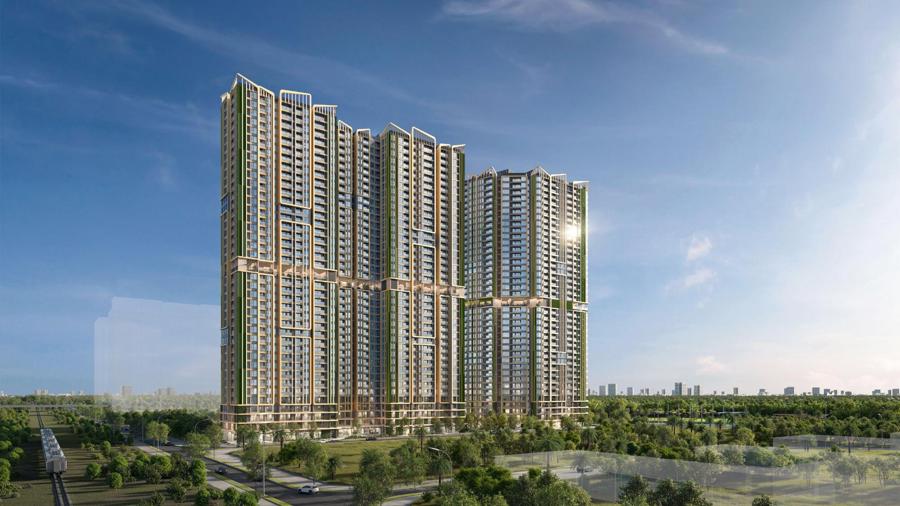 Dự án LUMIÈRE Evergreen dự kiến cung cấp khoảng 2.294 căn hộ thuộc 3 tòa tháp cao 39 tầng.