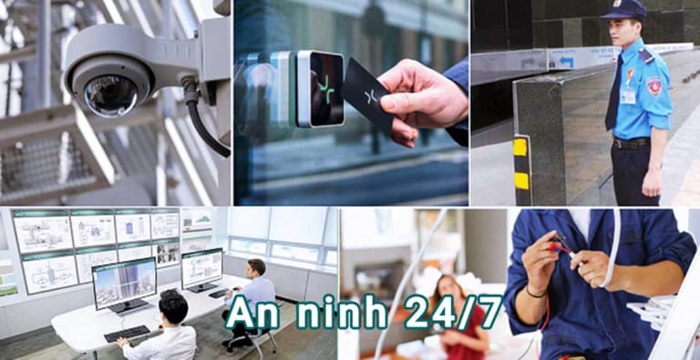 Hệ thống an ninh 24/07 tại The Matrix Premium